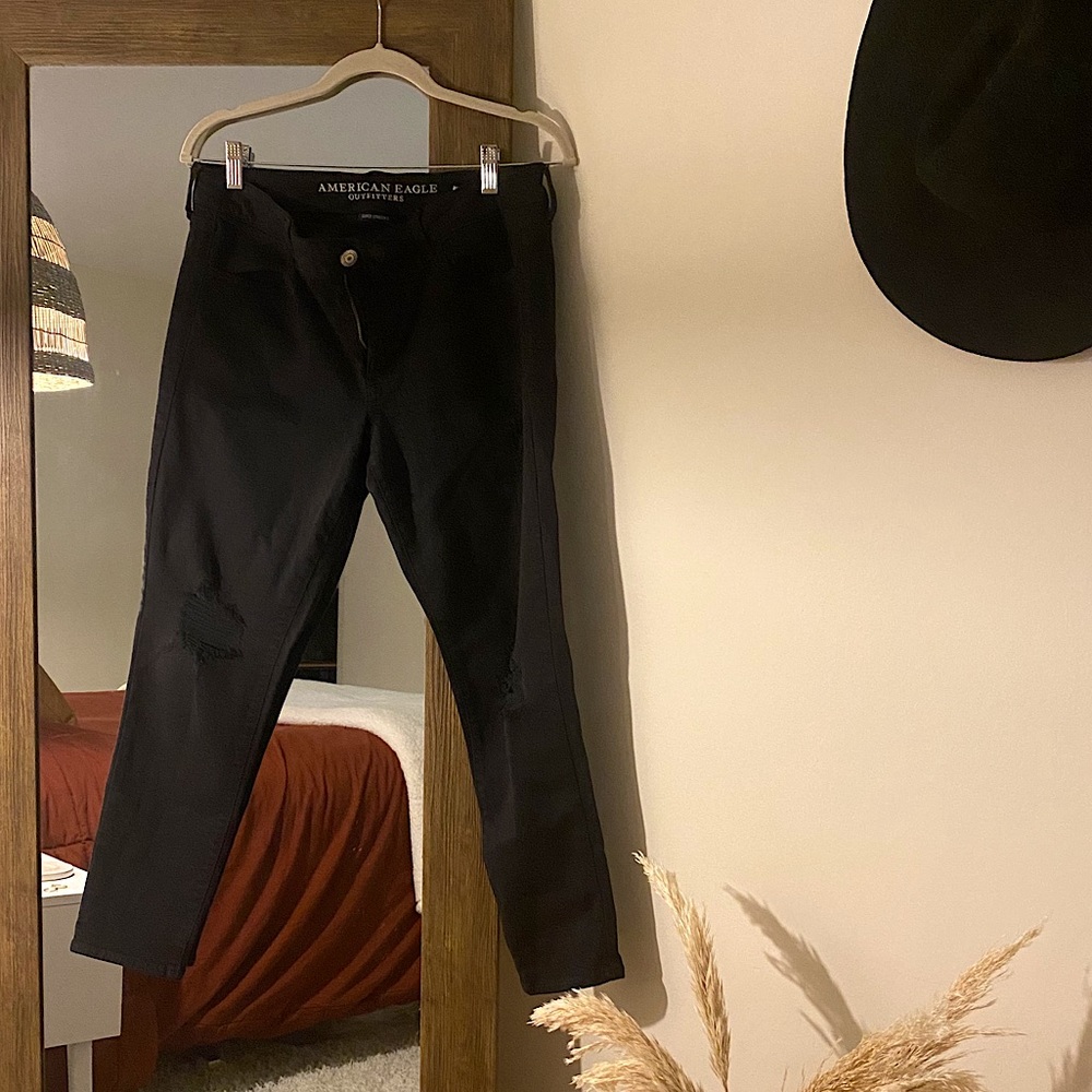 AE Super Stretch X Distressed Jeans